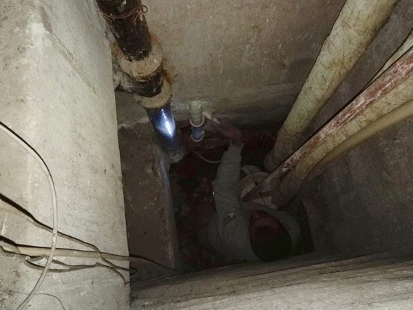 Kanalizasyon borusu temizliği
