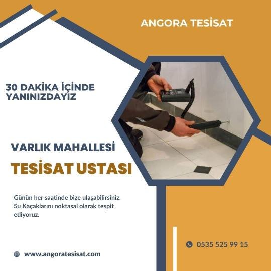 Varlık Mahallesi Su Tesisat Ustası